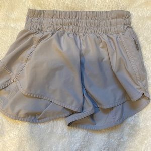Lulu lemon shorts, pastel purple, worn, good condition